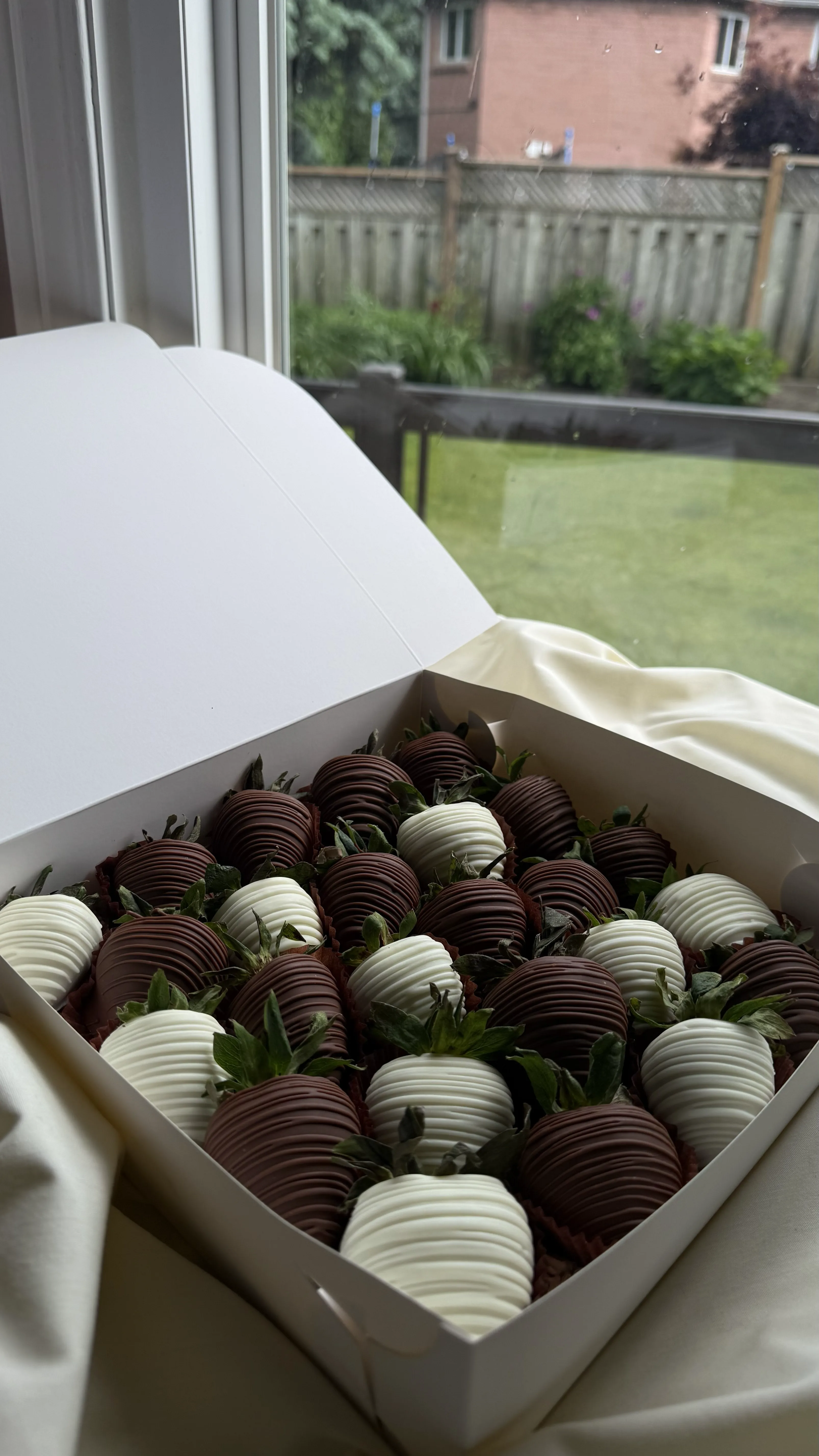 Assorted chocolate strawberries